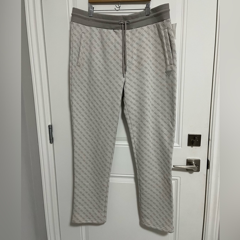 NWT - Guess Men’s Logo Print Active Track Pants - Size XL